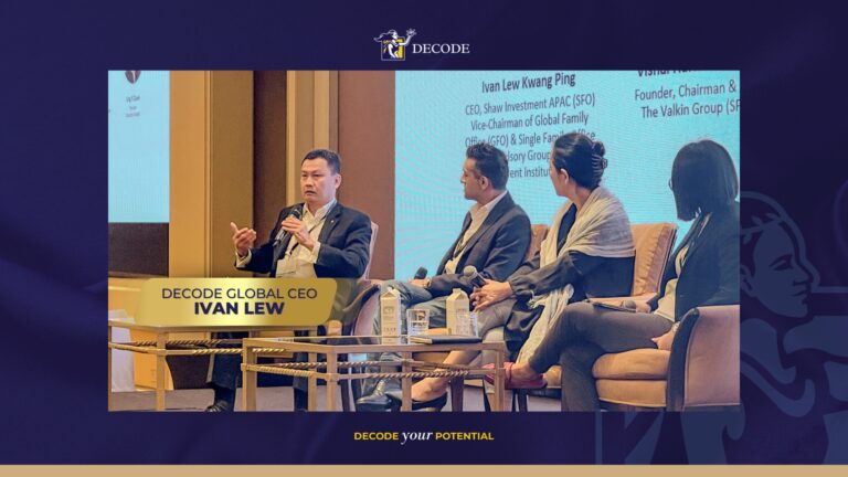 Decode Global’s CEO Ivan Lew Invited as Key Speaker to Illuminate Investment Pathways at 2024 Family Office Summit